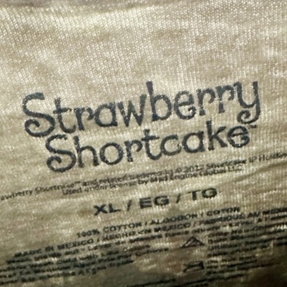 NWOT Strawberry Shortcake Oversized Graphic Tee - Picture 2 of 7